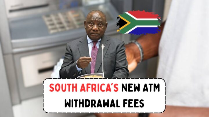 South Africa ATM Withdrawal Charges