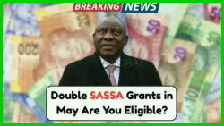 May 2025 Brings Double SASSA Grants: Find Out Your Eligibility, Payment Dates, and Payouts Now!